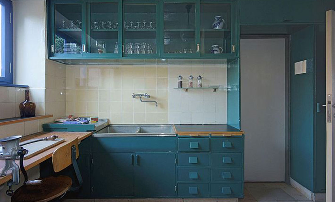 Colorful kitchen design - appliances & utensils